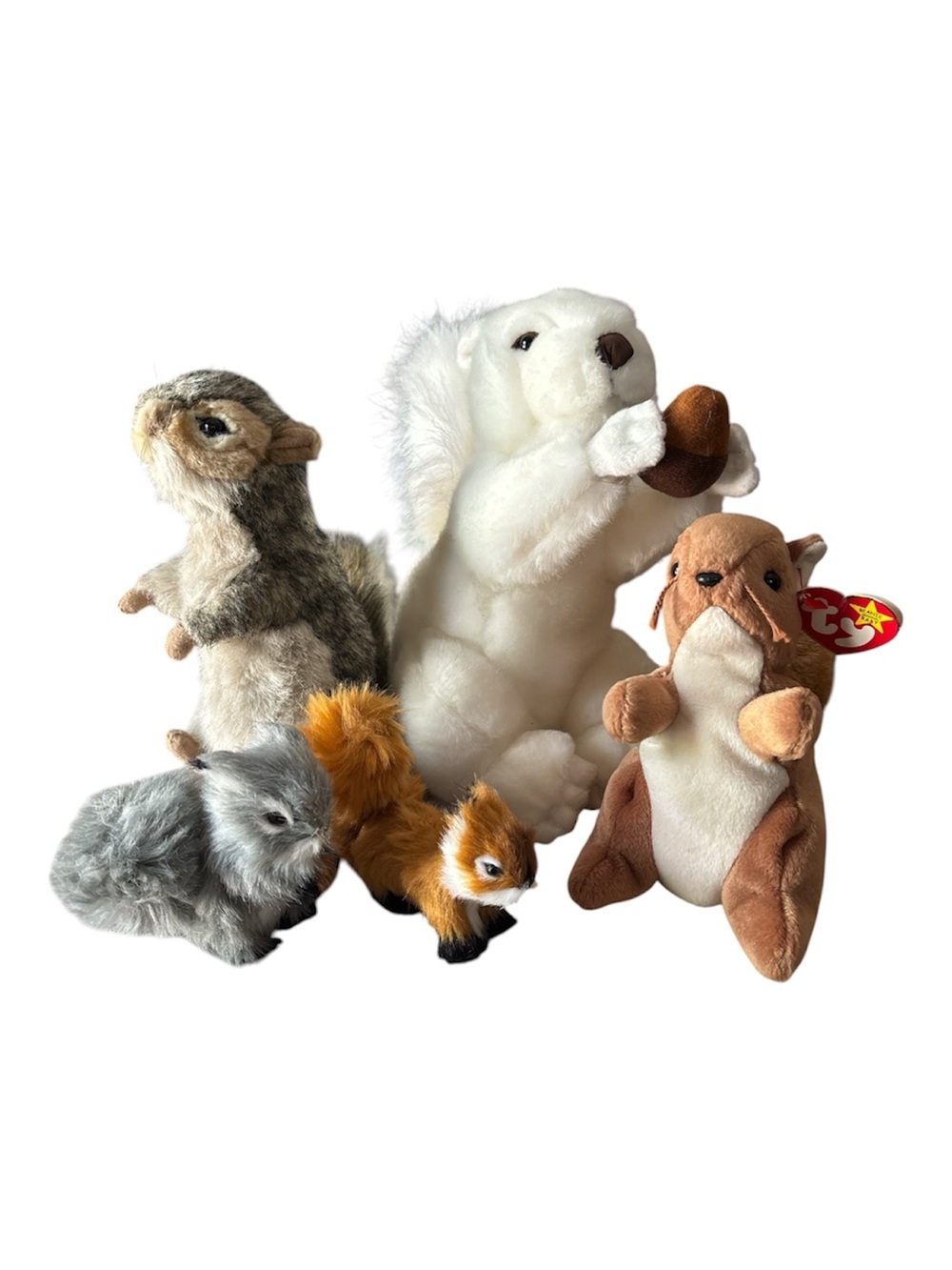 Squirrel Family Set Chipmunk Cute Stuffy Snuggle Woodland Plush Friends Bundle